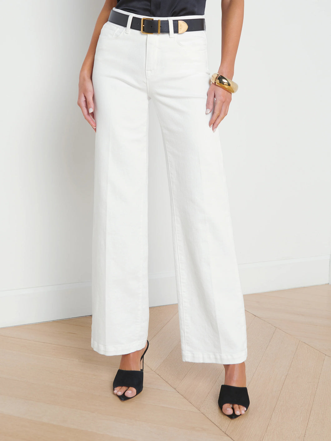 L'agence Scottie Wide Leg Jeans