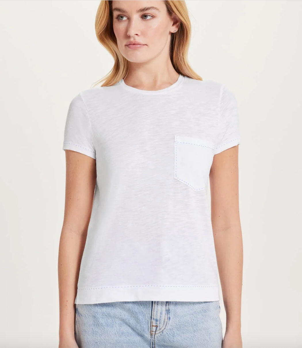 Goldie  Running Stitch Pocket Tee