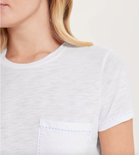 Load image into Gallery viewer, Goldie  Running Stitch Pocket Tee
