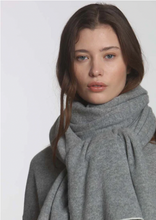 Load image into Gallery viewer, Label+Thread Jet Cashmere Wrap
