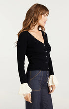 Load image into Gallery viewer, CInq à Sept Bernadette Prestyled Ribbed Cardigan
