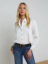 Load image into Gallery viewer, L&#39;AGENCE Ellery Long Sleeve Blouse
