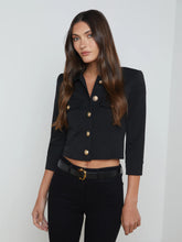 Load image into Gallery viewer, L&#39;agence Kumi Cropped Fitted Jacket
