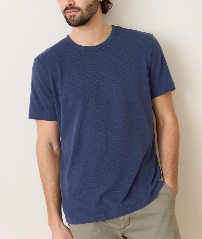 Marine Layer Signature Jacquard Crew Tee