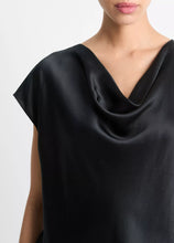 Load image into Gallery viewer, Vince Cowl-Neck Cap Sleeve Blouse
