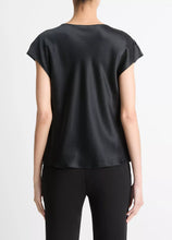 Load image into Gallery viewer, Vince Cowl-Neck Cap Sleeve Blouse
