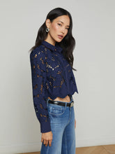 Load image into Gallery viewer, L&#39;AGENCE Seychelle Button Down Blouse
