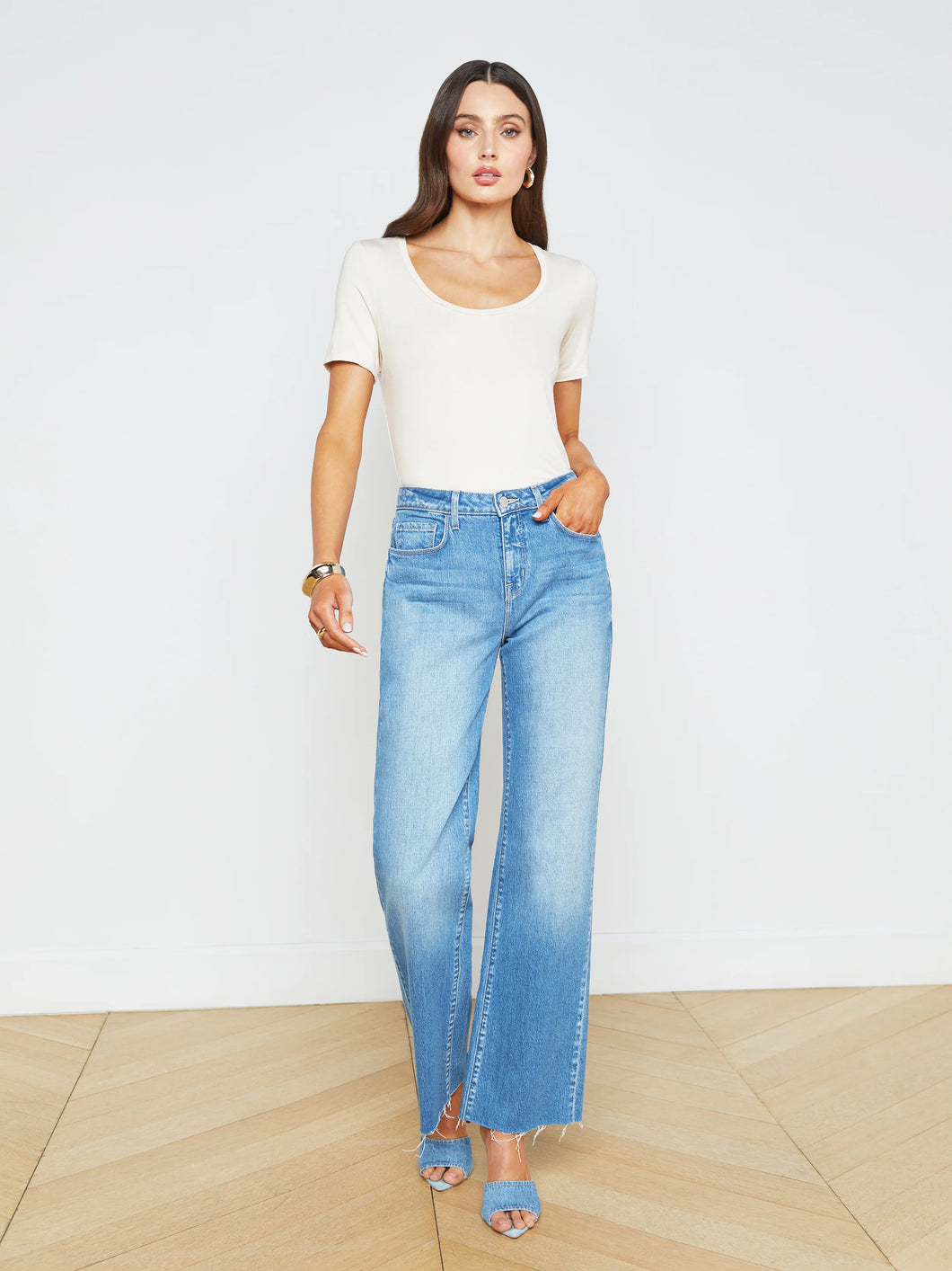 L'AGENCE Tiana High Rise Wide Leg